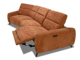 Uptown 3 Seat Recliner Chaise - Caramel
