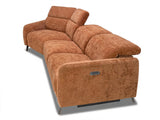 Uptown 3 Seat Recliner Chaise - Caramel