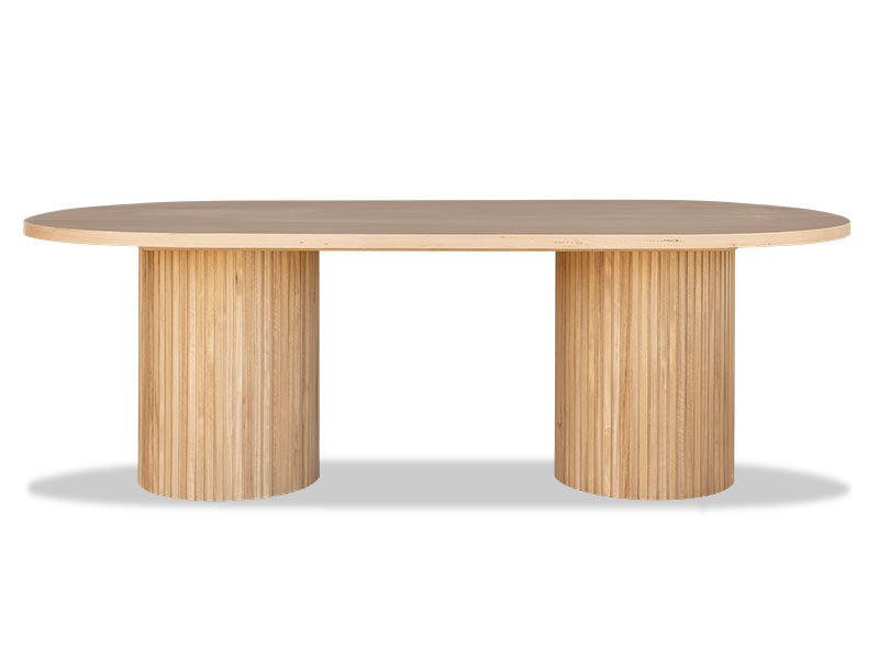 Voyager Double Pedestal Table - Natural