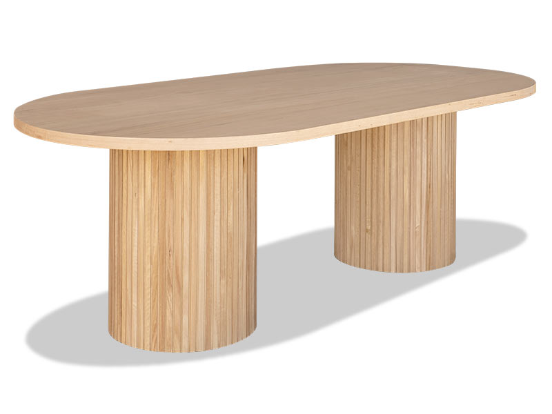 Voyager Double Pedestal Table - Natural