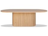 Voyager Single Pedestal Table - Natural