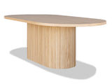 Voyager Single Pedestal Table - Natural