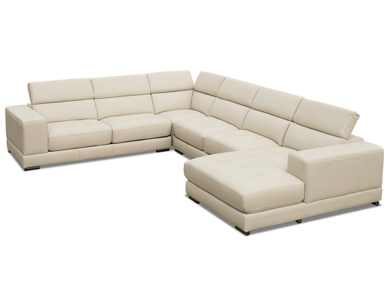 Newport Leather Electric Modular Chaise | Impressions Furniture